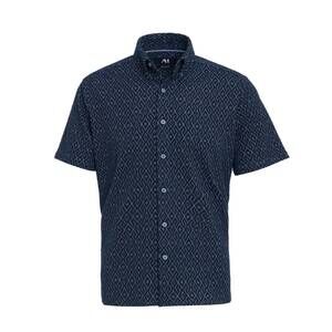 NEW AMERICAN HERITAGE men's knit shirt in diamond